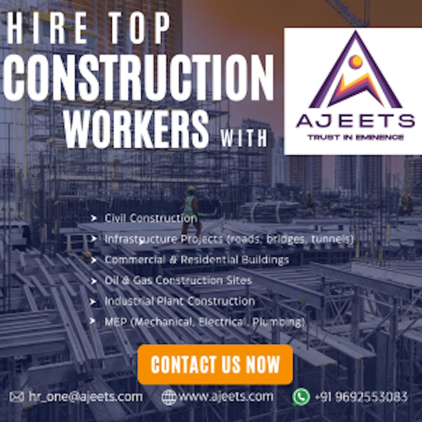Looking for Best Construction Recruitment Agencies from India